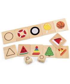 Viga Set učimo oblike drvena igračka za decu - 22695