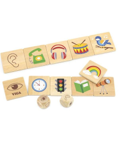Viga Set učimo čula drvena igračka za decu - 22693