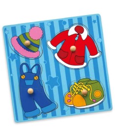 Viga Umetaljka odeća drvena igračka za decu - 20957