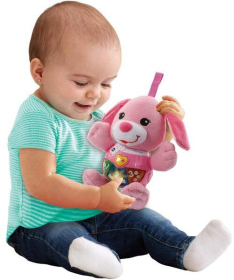 Vtech pas koji peva interaktivna igračka za bebe Roze - 1020971