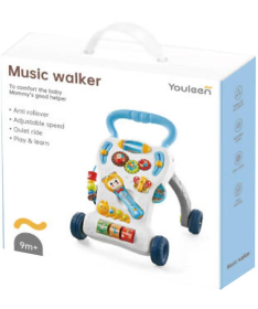 Youleen multifunkcionalna muzička guralica za bebu sa mikrofonom 1042329