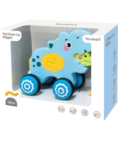 Youleen Hippo na vuču sa svetlom i zvukom igračka za decu 1042322