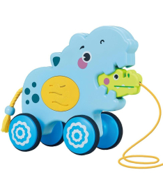 Youleen Hippo na vuču sa svetlom i zvukom igračka za decu 1042322